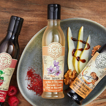 Image du produit pour 'Crme de vinaigre balsamique blanc au safran - 200 ml'