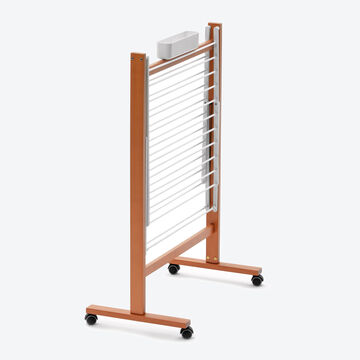 Image du produit pour '�tendoir � linge en bois pliable - 13 m d'�tendage, 2 ailes rabattables'