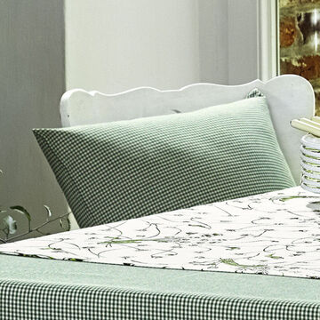 Image du produit pour 'Housse de coussin � carreaux vichy vert - 45 x 45 cm'