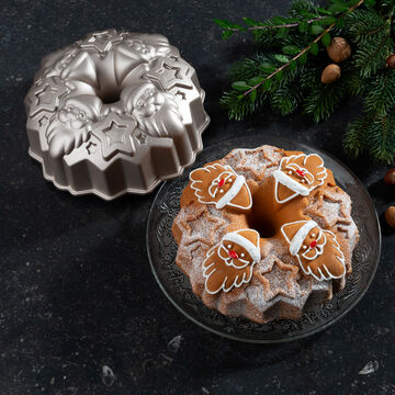 Image du produit pour 'Moule en aluminium moul Pre Nol -  24,5 cm, hauteur 9,5 cm'