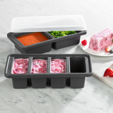 Image du produit pour 'Moules  conglation en silicone : congeler des portions parfaites, les retirer une  une'