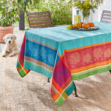 Image du produit pour 'Nappe jacquard fantaisie avec protection antitaches - 4 tailles'