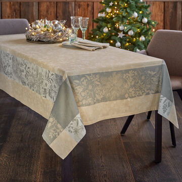 Image du produit pour 'Nappe - linge de table jacquard aux motifs de No�l'