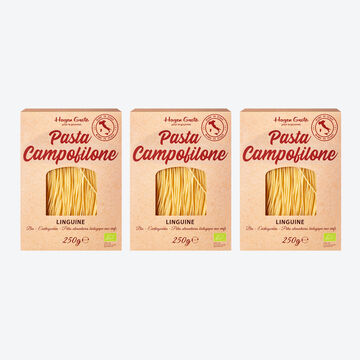 Image du produit pour 'Ptes Campofilone BIO : Linguine aux œufs pour gourmets'