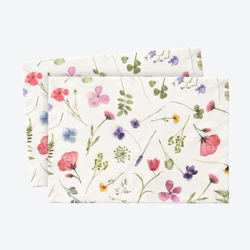 Image du produit pour 'Sets de table fleuris en coton - motif de fleurs des pr�s - lot de 2'
