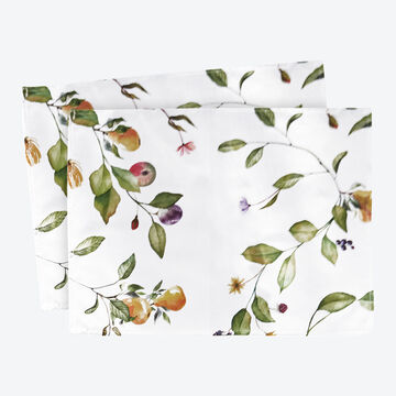 Image du produit pour 'Sets de table lavables motif feuillage avec protection des fibres'