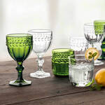 Image du produit pour 'De jolis verres  vin au dcor de laurier'