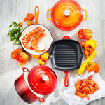 Image du produit pour 'Cocotte ronde en fonte de premire qualit : prix moindre grce  une production en interne'