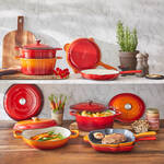 Image du produit pour 'Cocotte ovale en fonte de premire qualit : prix moindre grce  une production en interne'