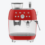 Image du produit pour 'Machine  caf  porte-filtre SMEG avec broyeur intgr, machine  expresso'