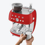 Image du produit pour 'Machine  caf  porte-filtre SMEG avec broyeur intgr, machine  expresso'