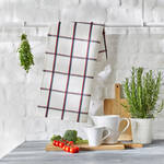 Image du produit pour 'Des torchons efficaces : mtis lin/coton sans peluche dans un motif  carreaux classique'