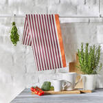 Image du produit pour 'Des torchons efficaces : mtis lin/coton sans peluche dans un motif  rayures classique'