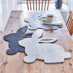 Image du produit pour 'Sets de table en feutrine motif lapin - prot�gent vos surfaces d�licates'
