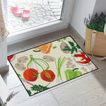 Image du produit pour 'Ce tapis de sol spcial cuisine et entre aux motifs exclusifs de lgumes protge sols et articulations'