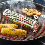 Image du produit pour 'Panier � griller rotatif en acier inoxydable pour une cuisson homog�ne'