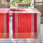 Image du produit pour 'Chemin de table jacquard po�tique aux couleurs intenses'