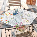 Image du produit pour 'Nappe en lin fleuri - fabrication artisanale italienne'