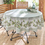 Image du produit pour 'Nappe : linge de table mditerranen au motif d'olives'