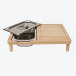 Image du produit pour 'Planche de travail et planche  dcouper : couper, hacher, collecter, sparer proprement'