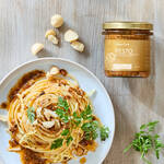 Image du produit pour 'Pesto � l'ail des ours et aux noix de Macadamia avec tomate s�ch�e, 130 g'