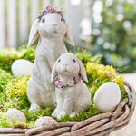 Image du produit pour 'Lapins d�coratifs avec fleurs pastel - Collection exclusive Julia Grote'