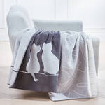 Image du produit pour 'Caw� Plaid r�versible Cats � motif chats, env. 150 x 200 cm'