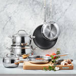 Image du produit pour 'lgante pole en acier inoxydable  fond thermoconducteur 3 couches'