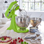 Image du produit pour 'Offre : Robot de cuisine KitchenAid Artisan avec coupe-l�gumes et trois cylindres suppl�mentaires'