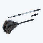 Image du produit pour 'Plumeau t�lescopique en plumes d'autruche - attire la poussi�re par �lectrostatique'