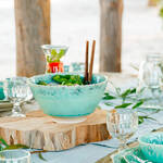 Image du produit pour 'Saladier : vaisselle m�diterran�enne dans des tons maritimes bleus'