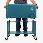 Image du produit pour 'Glaci�re sur roulettes pour terrasse : profitez de boissons glac�es pendant des heures'