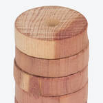 Image du produit pour 'Anneaux en bois de c�dre anti-mites - protection naturelle pour textiles pr�cieux'