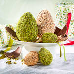 Image du produit pour 'Grand &oelig;uf en chocolat noir & pistaches caram�lis�es - 400 g'