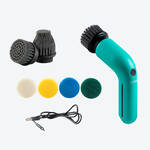 Image du produit pour 'Brosse de nettoyage sans fil - 6 embouts interchangeables'