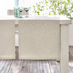 Image du produit pour 'Chemin de table Jacquard 50 x 140 cm - Antitaches, entretien facile, lavage 60 C - Gris'