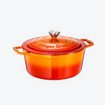 Image du produit pour 'Cocotte ronde en fonte de premi�re qualit� : prix moindre gr�ce � une production en interne'