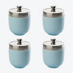 Image du produit pour 'Cuiseur  oeufs en porcelaine pour des oeufs dlicieux au petit-djeuner'