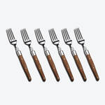 Image du produit pour 'Fourchettes Laguiole avec manche en prcieux bois d'olivier'