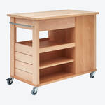 Image du produit pour 'Ilot-desserte de cuisine en h�tre massif'