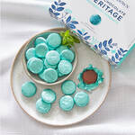 Image du produit pour 'Palets chocolat noir & menthe poivr�e 200 g - Confiserie d'exception venue d'Angleterre'