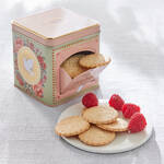 Image du produit pour 'Sabl�s au beurre et �clats de framboise - bo�te m�tallique, 200 g'