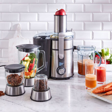 Image du produit pour ' Multi Juicer extrait le jus, mixe, broie, moud avec 4 accessoires variables'