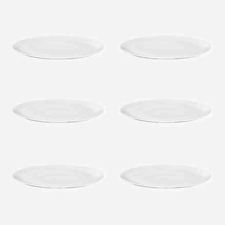 Image du produit pour 'Assiette � dessert : vaisselle Fine Bone China intemporelle d'un blanc �clatant'