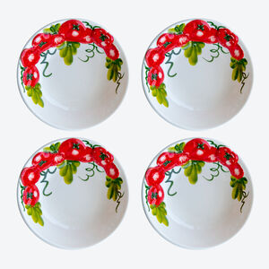 Assiettes à dessert - Vaisselle de Noël, décor relief Flocons de neige -  Hagen Grote GmbH
