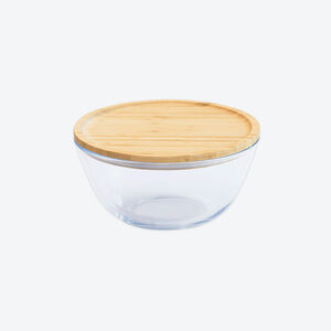 Bols en verre avec couvercles en bambou avec silicone : conservation et  service parfaits - Hagen Grote GmbH