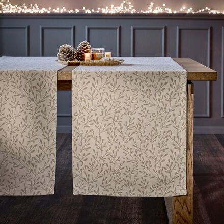 Image du produit pour 'Chemin de table en jacquard avec effet brillant - 50 x 140 cm'