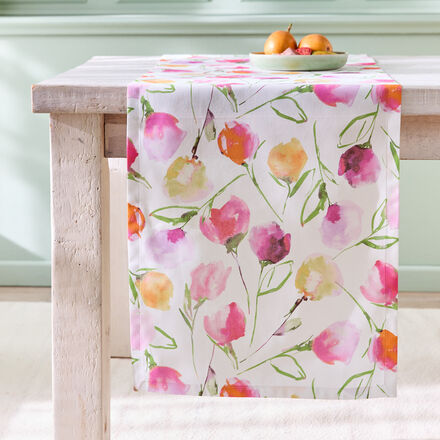 Image du produit pour 'Chemin de table motif tulipes'