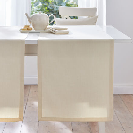 Image du produit pour 'Chemin de table uni avec traitement anti-taches - 50/140 cm'