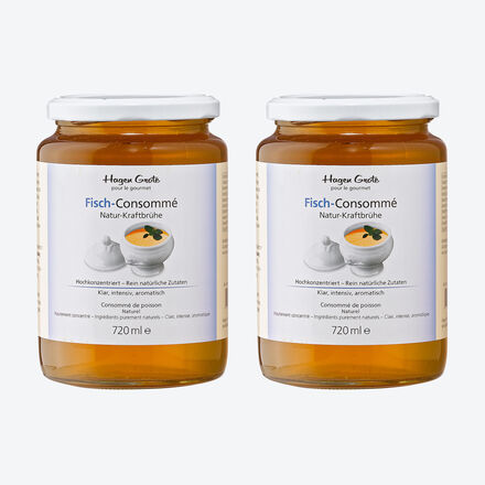 Image du produit pour 'Consomms poisson Hagen Grote - Des soupes rapides et raffines  partir de nos consomms naturels'